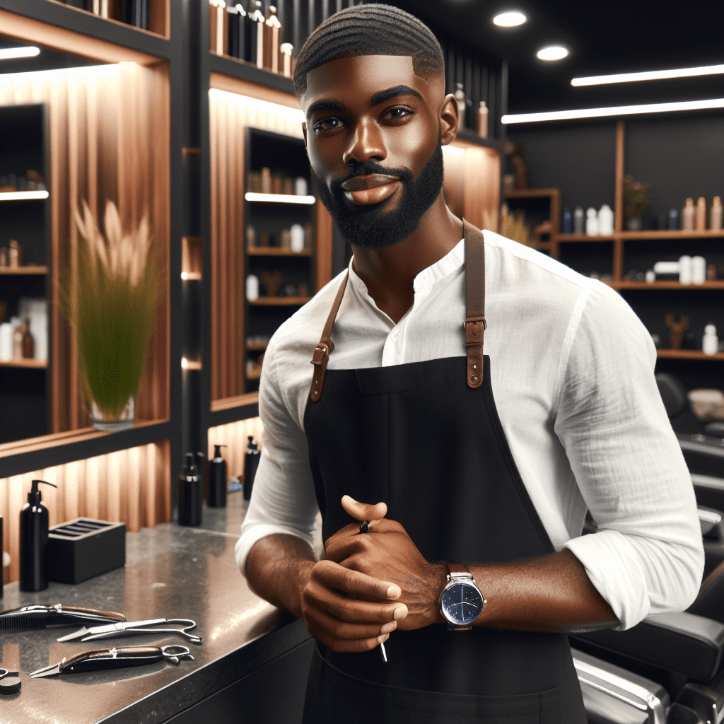 successful barber shop