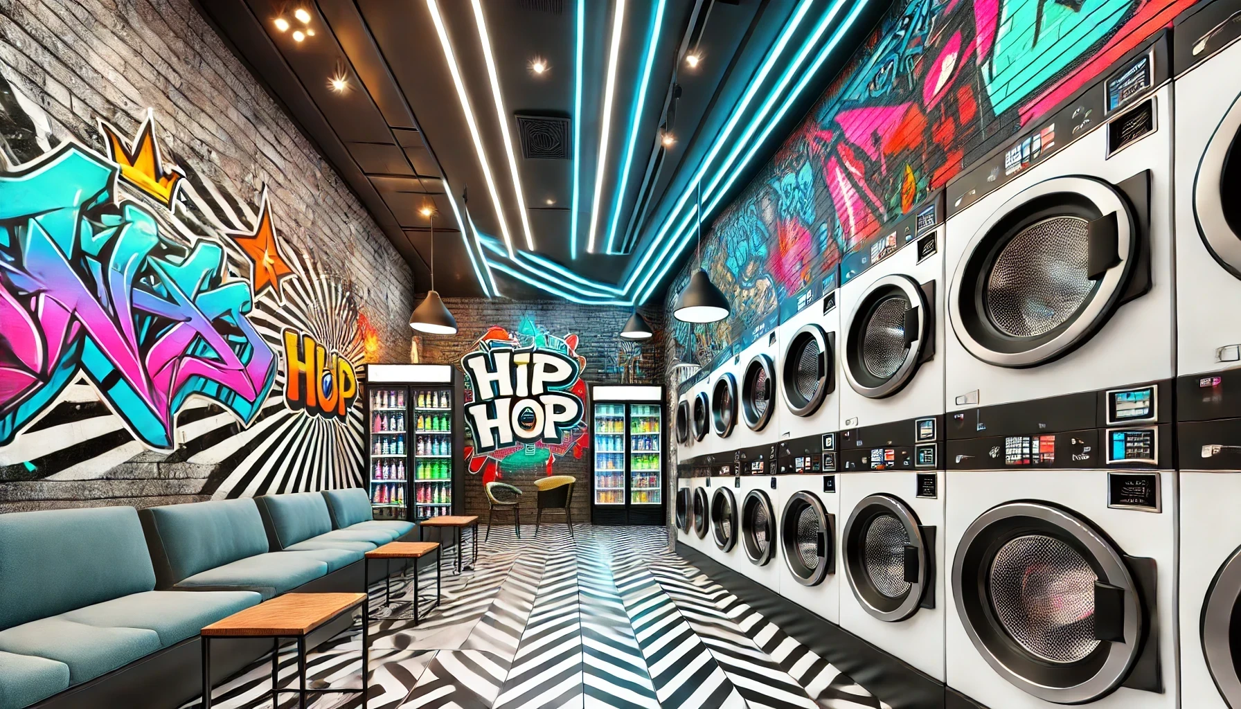 How To Start A Vibrant Cashless Hip-Hop Laundromat Business