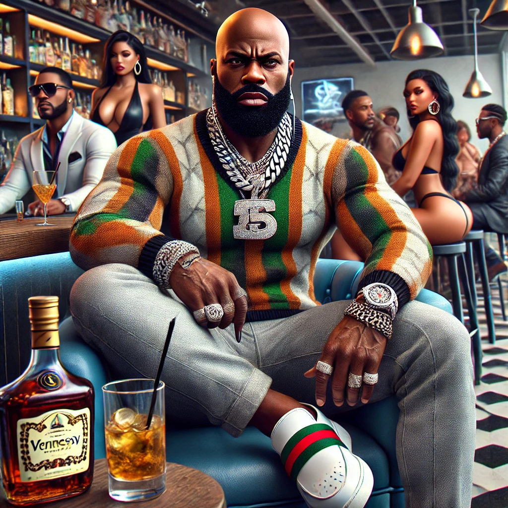 NFL Player At Sports Bar