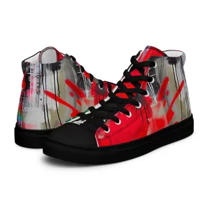 Men’s Eccentric Culture Hi-Top Canvas Shoes