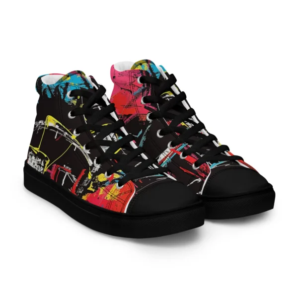 Men’s ‘Eccentric Mogul’ High Top Canvas Shoes