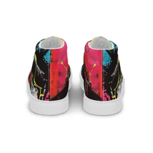 Men’s ‘Eccentric Mogul’ High Top Canvas Shoes - Image 11