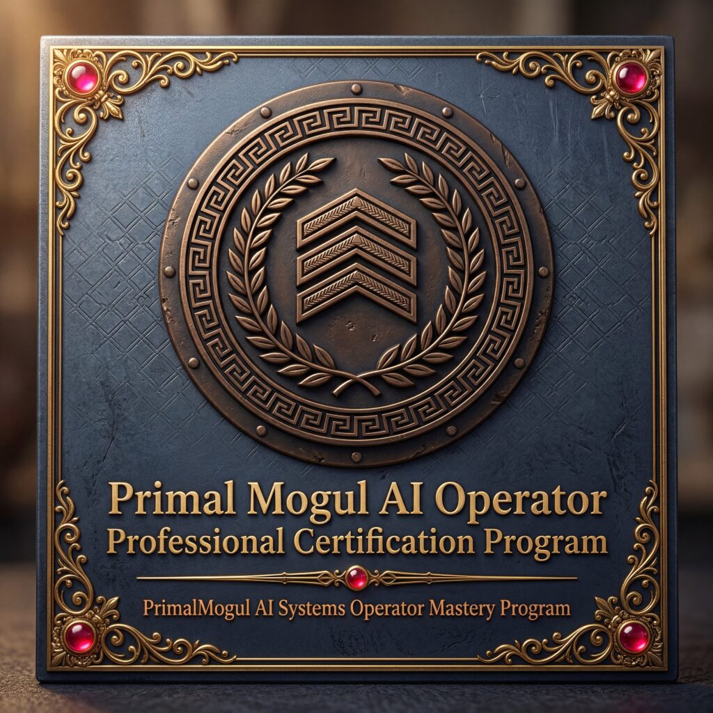 PrimalMogul AI Systems Operator Professional Certification Program