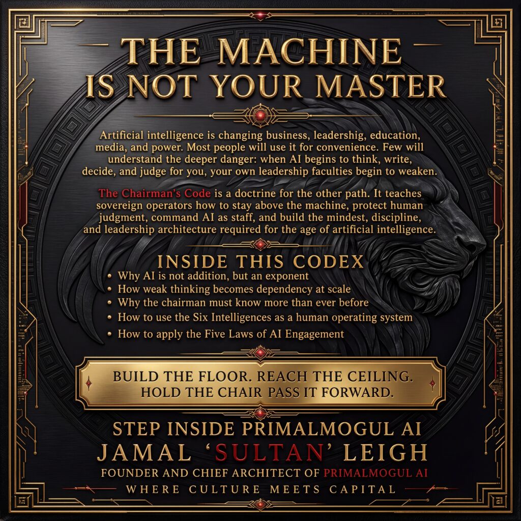 The Chairman's Code: God Mode Leadership In The Age Of Artificial Intelligence